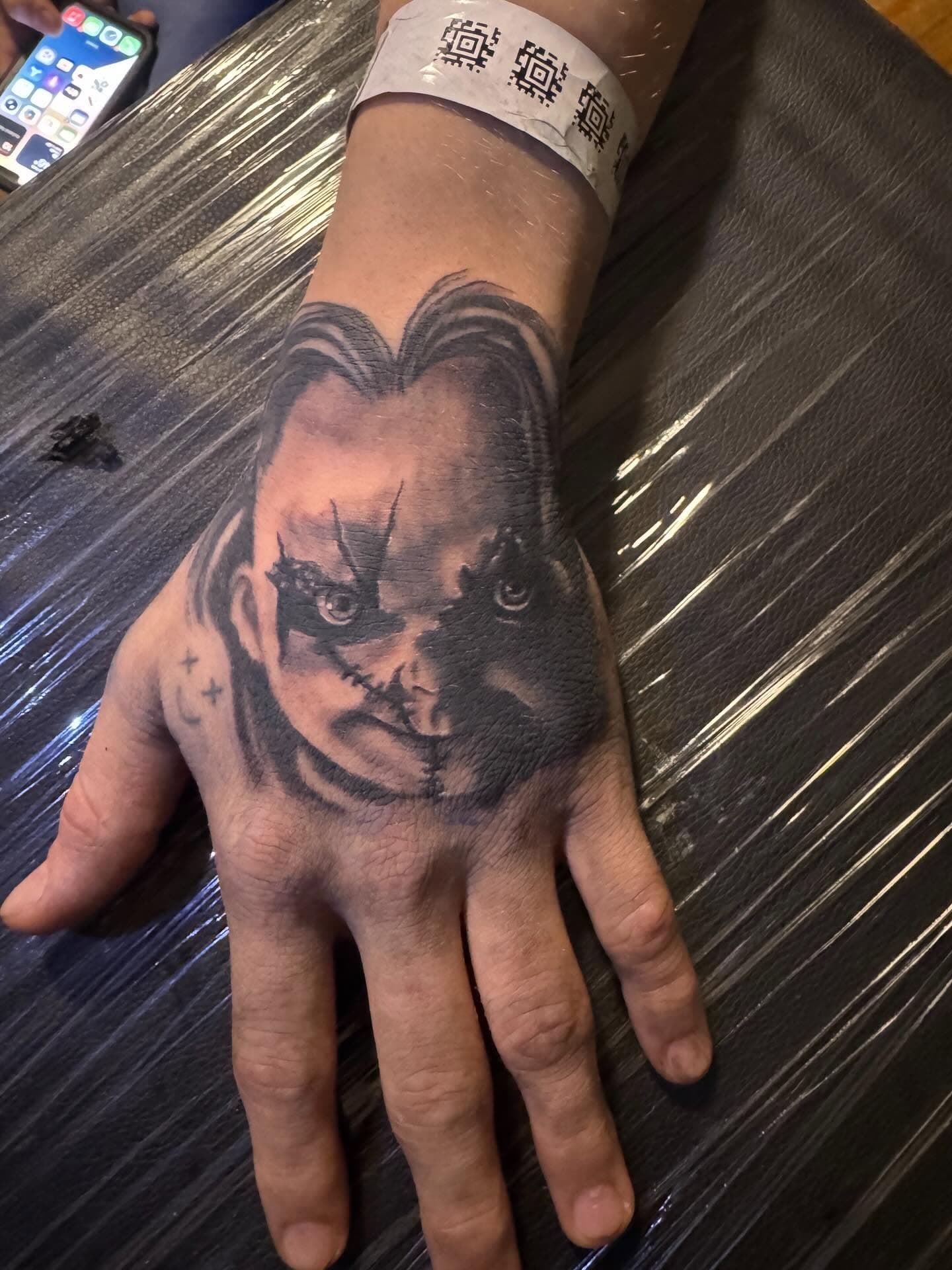Black and grey realism tattoo