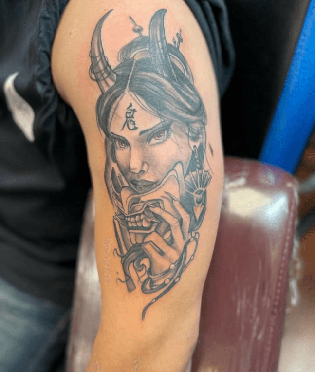 Dark conceptual tattoo